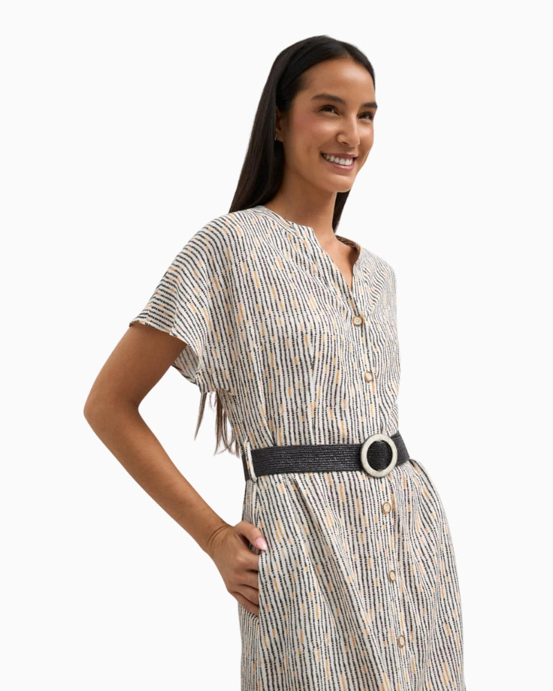 Tinta y Bariloche Siona dress natural side view