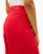 Front pocket and button detail on Tommy Hilfiger jeans – Áines Boutique