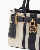 Tommy Hilfiger American Icon micro tote canvas logo detail – Áines Boutique