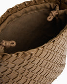 Top-down view of Tommy bag showing compact interior