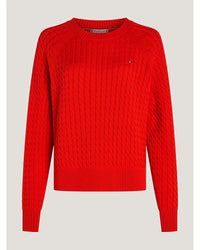 Tommy Hilfiger - CO MINI CABLE C-NECK SWEATER