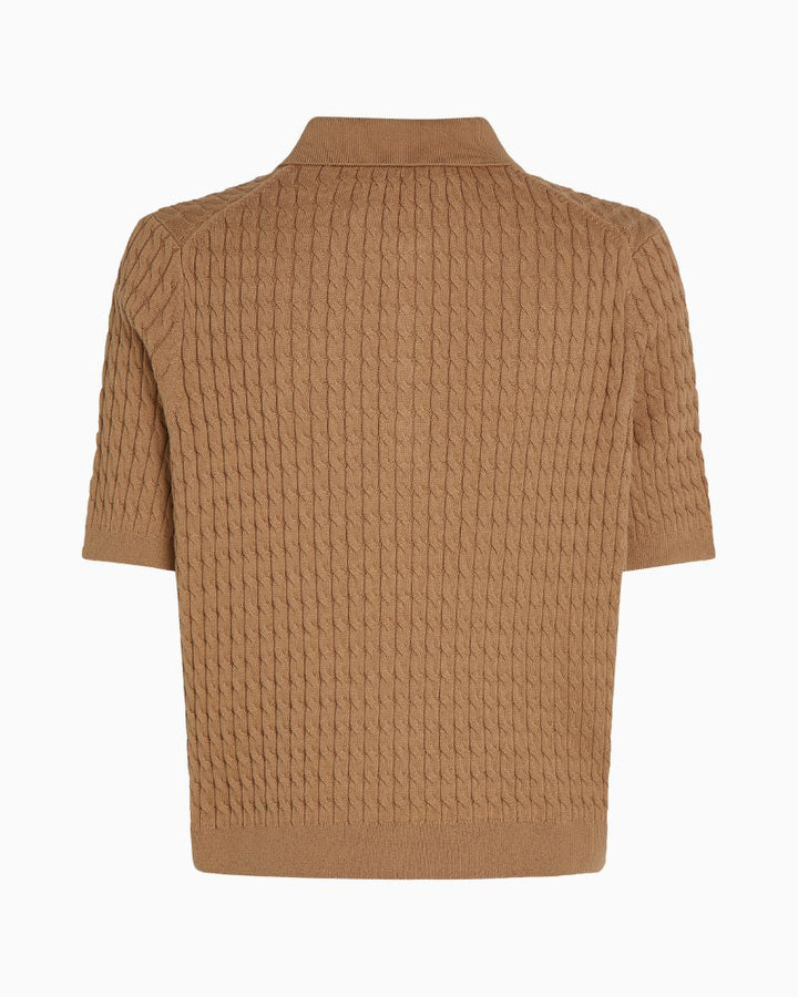 Tommy Hilfiger - Cable Fine Polo Sweater 