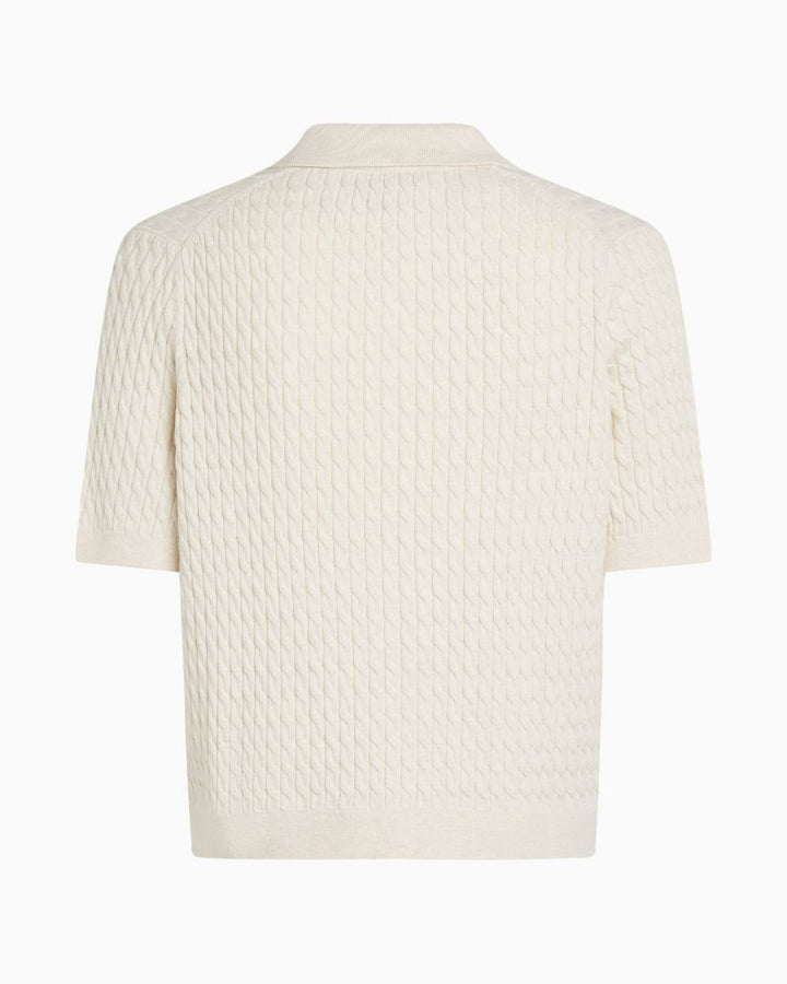 Tommy Hilfiger - Cable Fine Polo Sweater