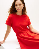 Gathered waist detail on Tommy Hilfiger midi dress – Áines Boutique