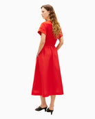 Tommy Hilfiger midi dress styled with sandals – Áines Boutique