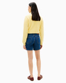 Back view of Tommy Hilfiger Emi straight denim shorts – Áines Boutique