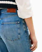 Waist and fly detail on Tommy Hilfiger denim jeans – Áines Boutique