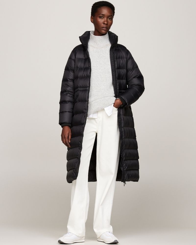 Tommy Hilfiger - Down Funnel Neck Maxi Coat 