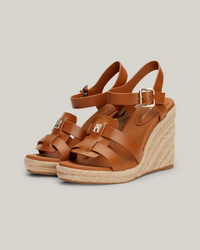 Tommy Hilfiger - Espadrille High Wedge Leather 