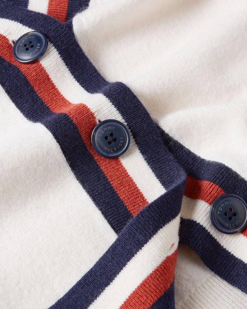 Tommy Hilfiger - Global Stripe Wool Cardigan 