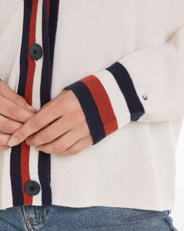 Tommy Hilfiger - Global Stripe Wool Cardigan 