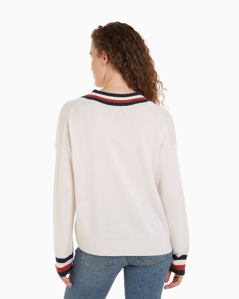 Tommy Hilfiger - Global Stripe Wool Cardigan 