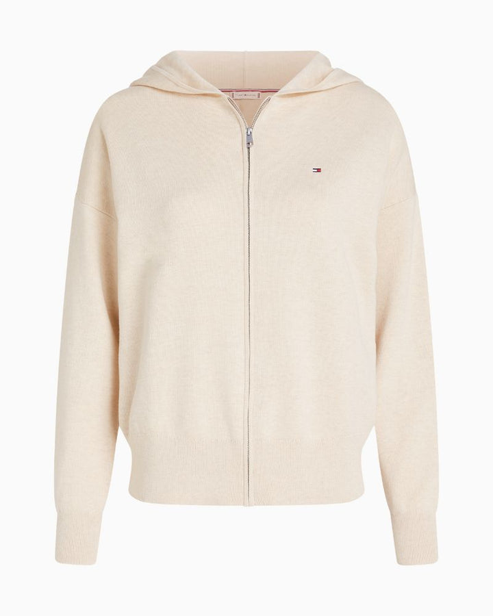 Tommy Hilfiger - Jersey Stitch Zip Hood Cardigan 