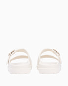 Cream Tommy Hilfiger double strap sandal sole view – Áines Boutique
