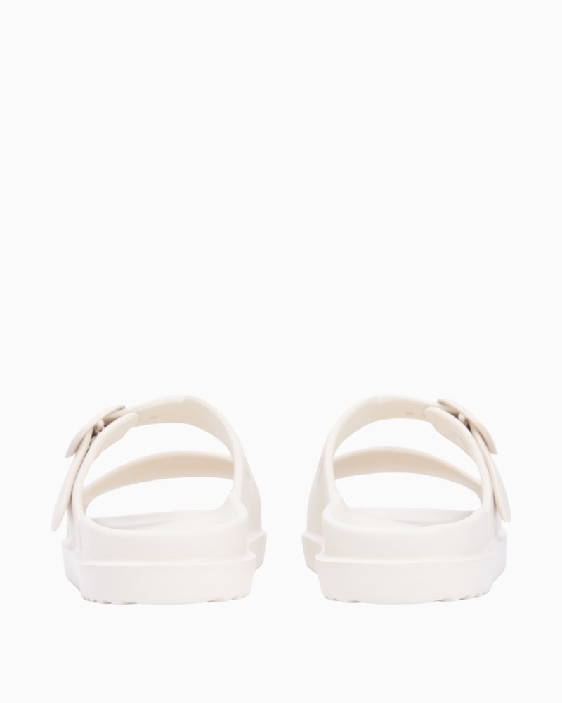 Cream Tommy Hilfiger double strap sandal sole view – Áines Boutique