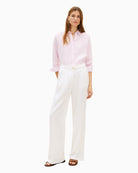 Tommy Hilfiger linen shirt styled with tailored trousers – Áines Boutique