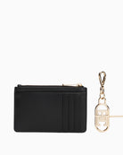 Compact card wallet with multiple card slots and mini coin pouch