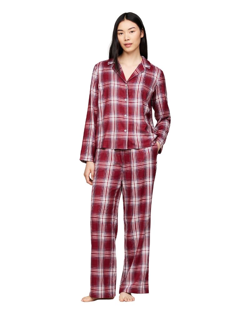 Tommy Hilfiger - Longsleeve Flannel Shirt PJ Set 