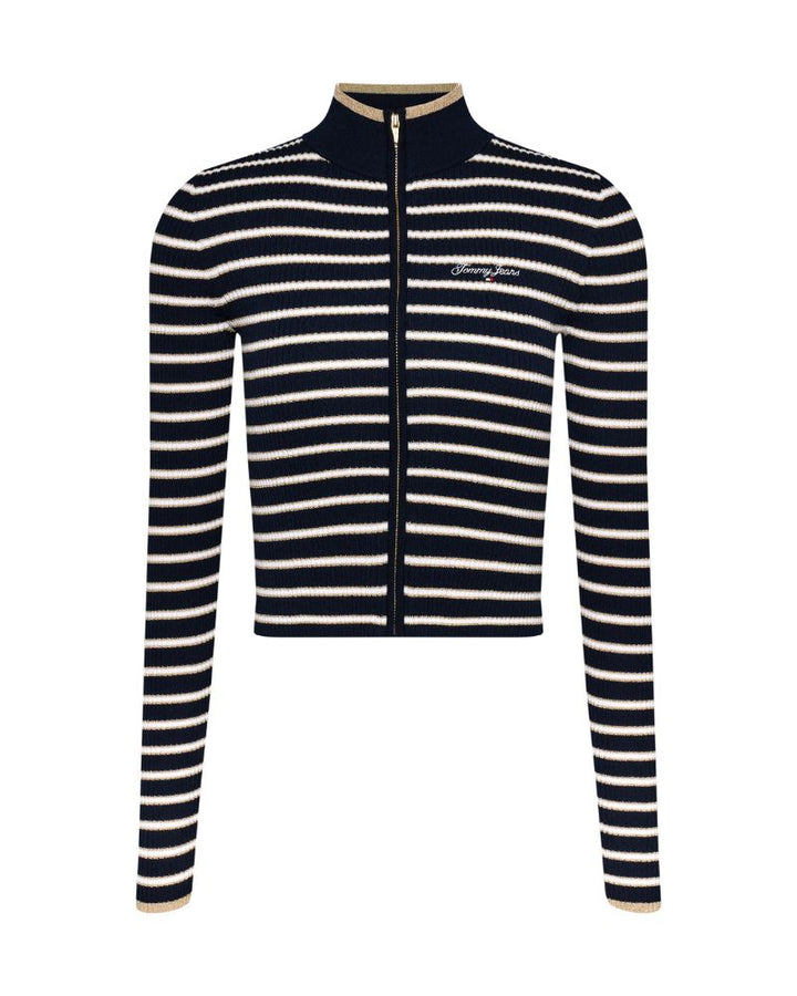 Tommy Hilfiger - Metallic Tip Zip Cardigan