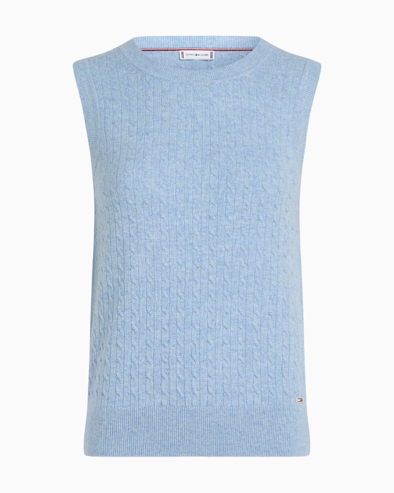 Tommy Hilfiger - Mini Cable C Neck Tanktop 