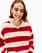 Close-up of soft cotton cashmere knit texture