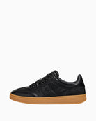 Tommy Hilfiger monogram trainers with leather and suede textures