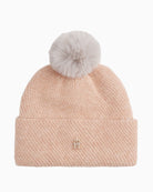 Tommy Hilfiger pom pom beanie with subtle lurex shimmer