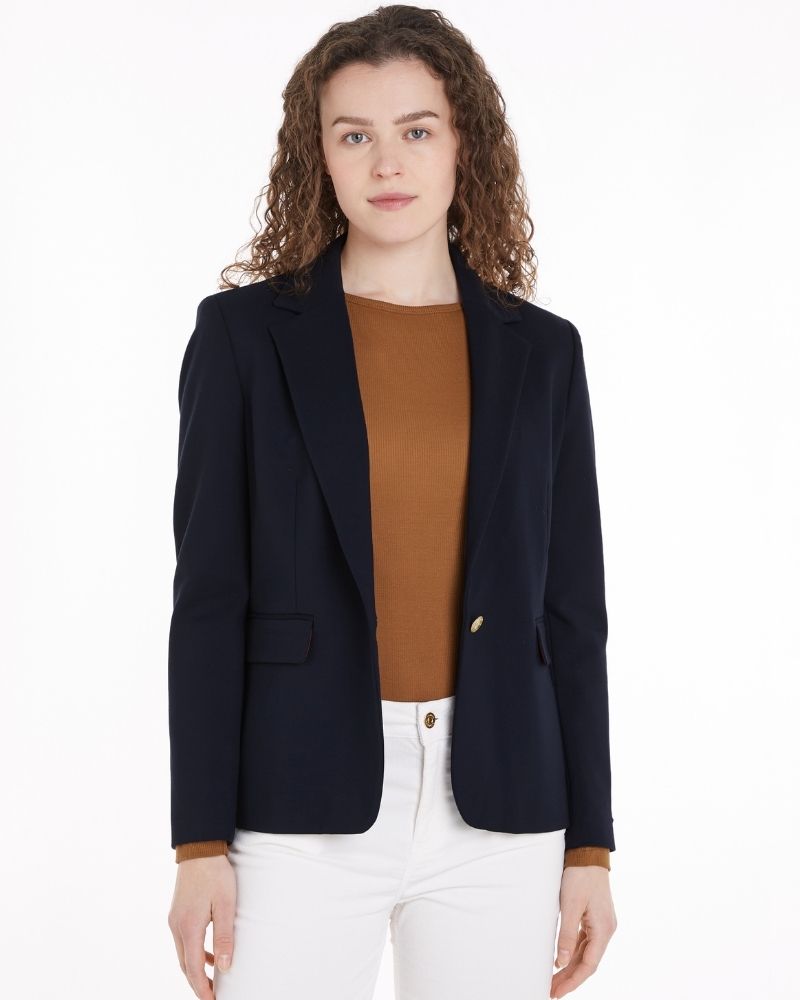 Tommy Hilfiger - Punto Gold Button Slim Blazer