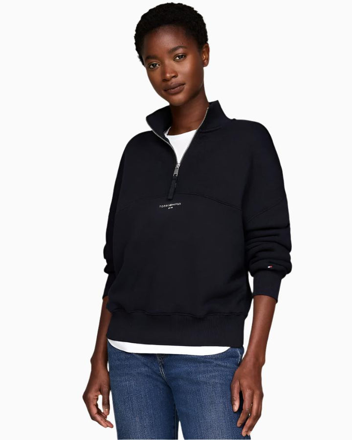 Tommy Hilfiger - Reg Mini Corp 1/2 Zip Sweatshirt 