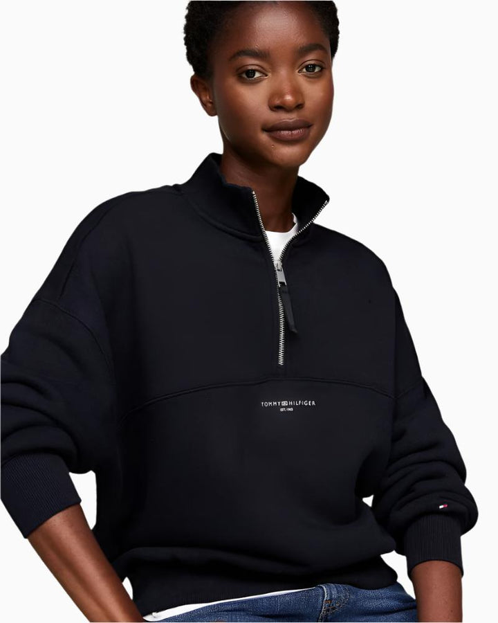 Tommy Hilfiger - Reg Mini Corp 1/2 Zip Sweatshirt 