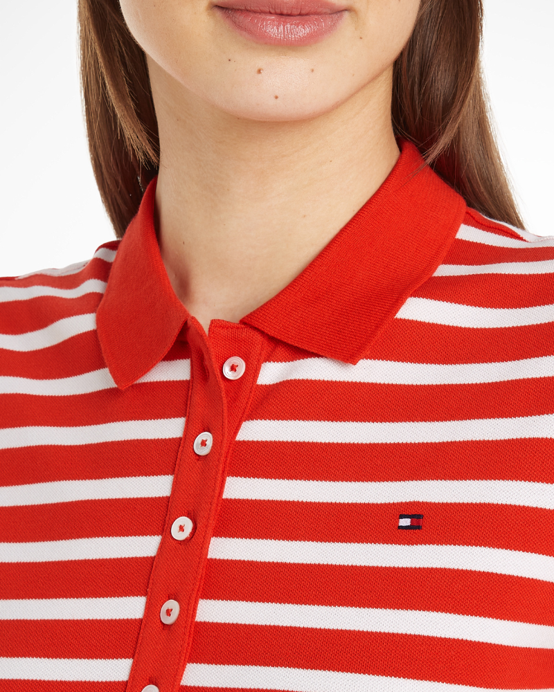 Tommy Hilfiger - Reg Pique Stripe Polo Top