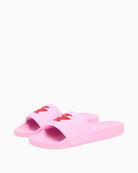 Pink Tommy Hilfiger pool slides paired view – Áines Boutique