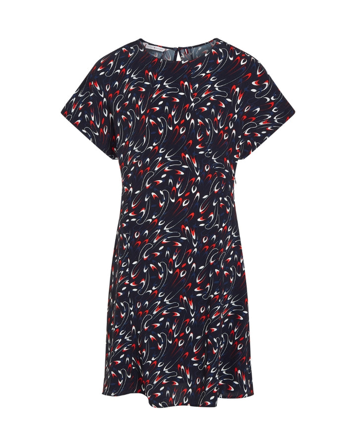 Tommy Hilfiger - Small Ribbon F&F Short Sleeves Short Dress