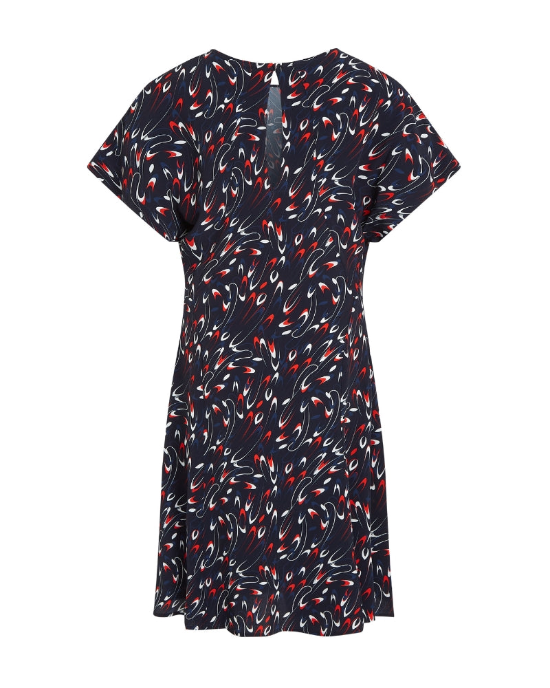 Tommy Hilfiger - Small Ribbon F&F Short Sleeves Short Dress