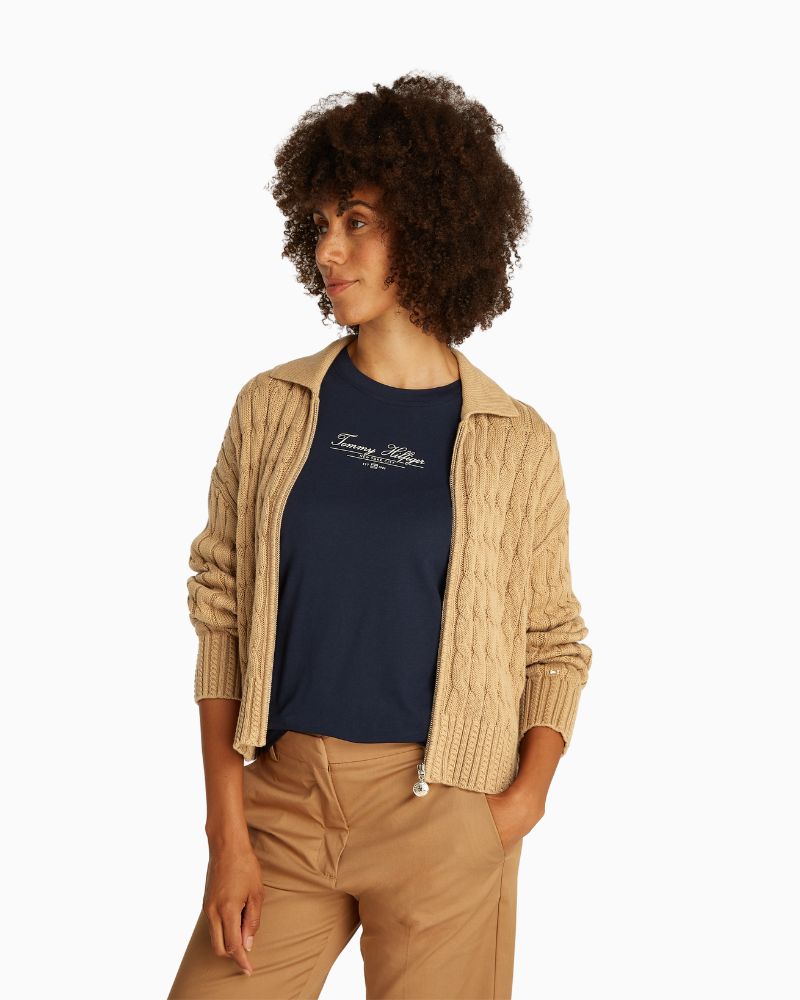 Tommy Hilfiger - Soft Cable Boxy Cardi 