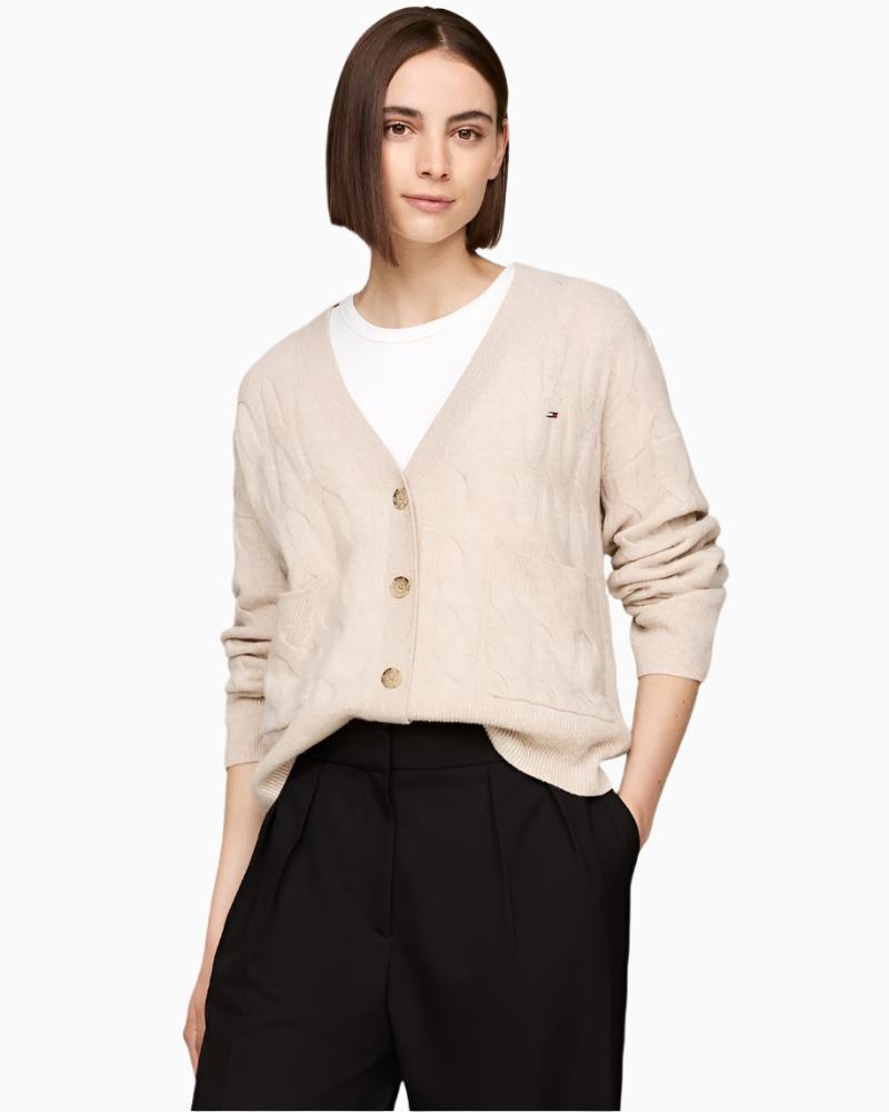 Tommy Hilfiger - Soft Wool Cable Cardigan 