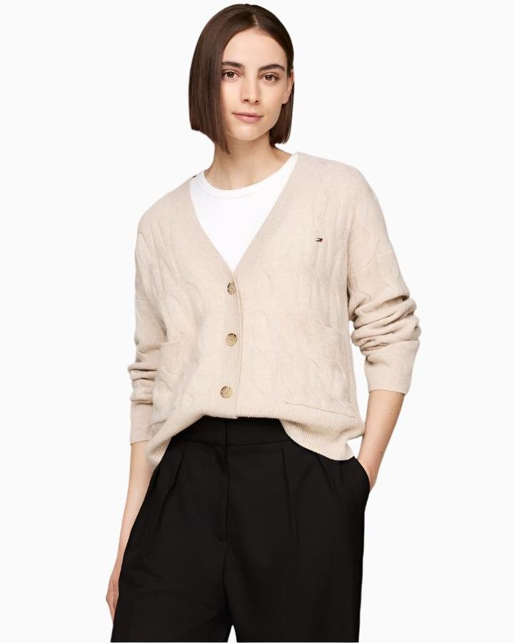 Tommy Hilfiger - Soft Wool Cable Cardigan 