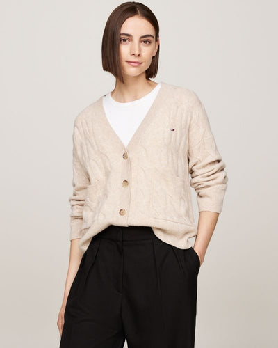 Tommy Hilfiger - Soft Wool Cable Cardigan 