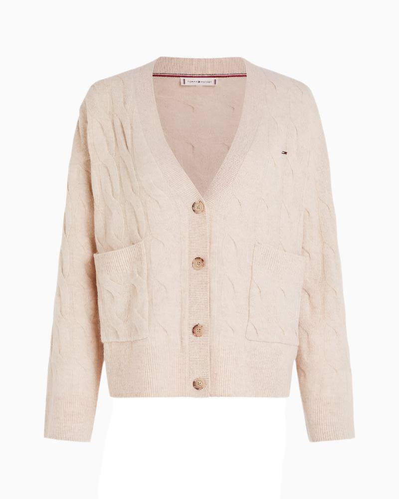 Tommy Hilfiger - Soft Wool Cable Cardigan 