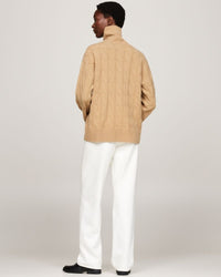 Tommy Hilfiger - Soft Wool Cable Roll Neck Sweater