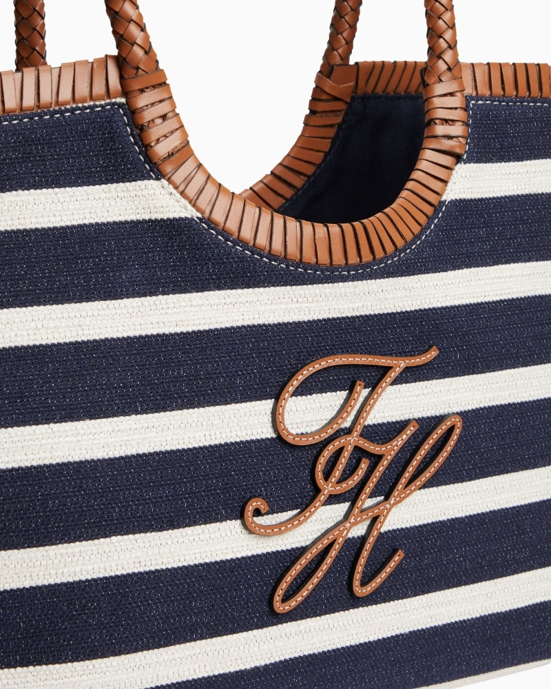 Tommy Hilfiger TH Elev summer tote stripe logo detail – Áines Boutique