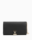 Tommy Hilfiger TH Her chain crossover black front view – Áines Boutique
