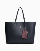 Tommy Hilfiger blue icon tote bag with monogram print