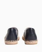 Tommy Hilfiger leather espadrille side view showing rope sole – Áines Boutique