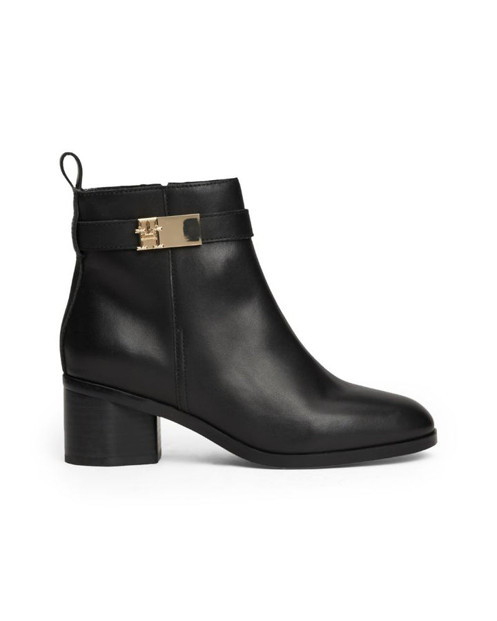 Tommy Hilfiger - TH Logo Mid Heel Bootie 