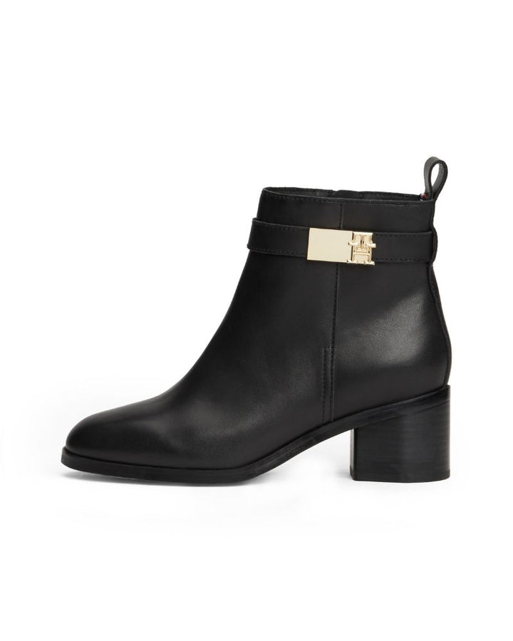 Tommy Hilfiger - TH Logo Mid Heel Bootie 