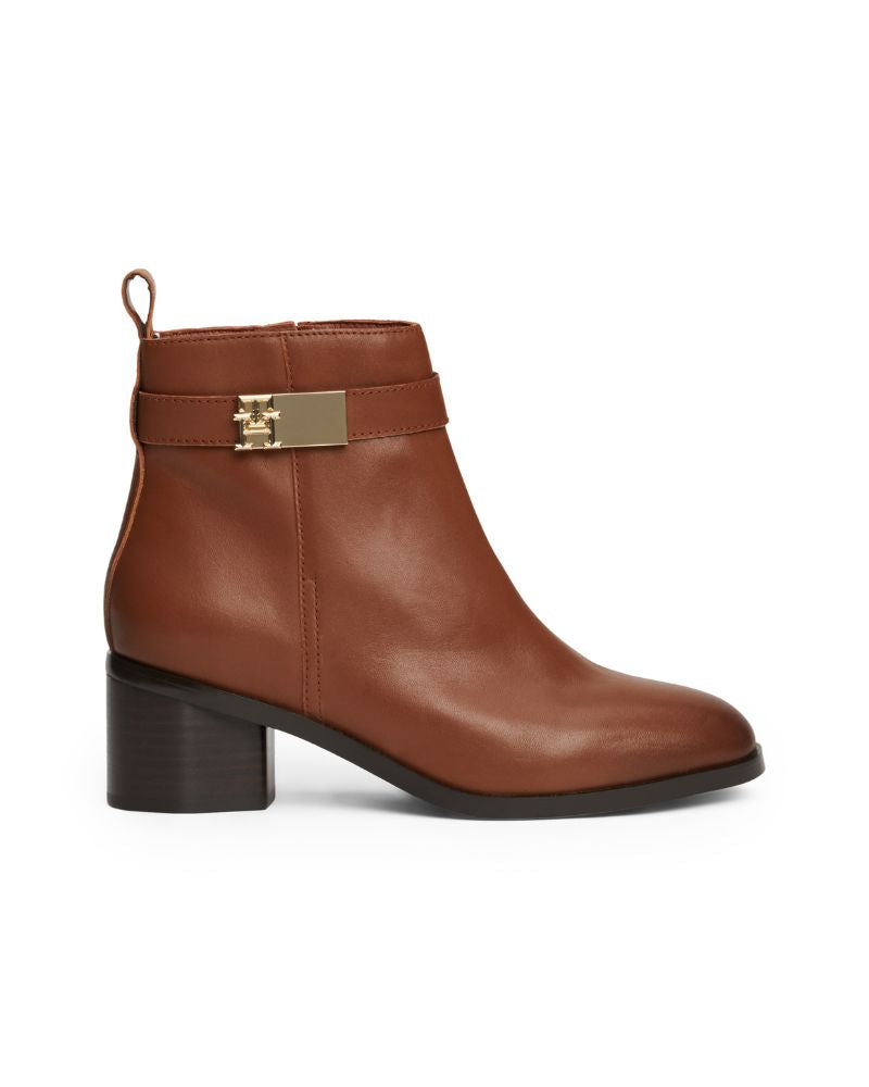 Tommy Hilfiger - TH Logo Mid Heel Bootie 