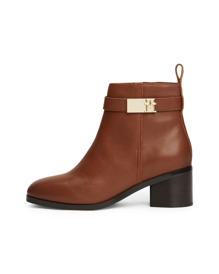 Tommy Hilfiger - TH Logo Mid Heel Bootie 