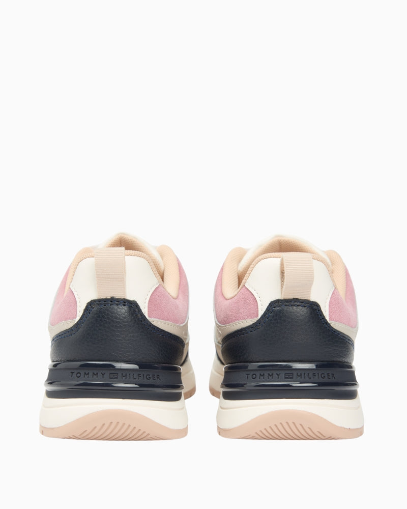 Back view with pull loop and branded heel detail