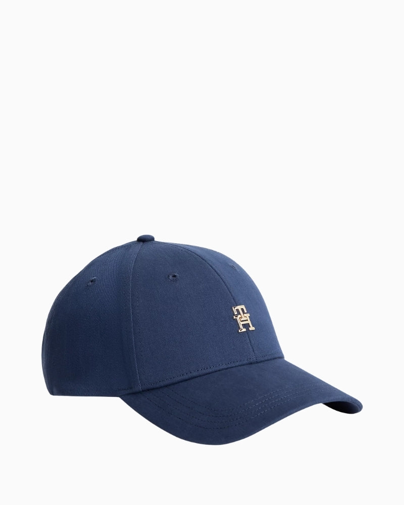 Tommy Hilfiger TH monogram twill baseball cap, front view – Áines Boutique